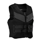 Uhuya Life Jackets for Adults, Snorkel Vest, Buoyancy Jacket Snorkel Jacket, Buoyancy Aid, Buoyancy Vest for Fishing Water Sport Black L